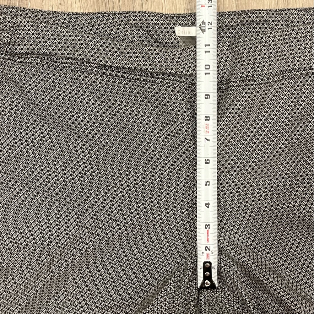 Dalia Pull On Patterned Pants 22w Tiny Black And … - image 6